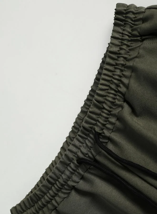 Take Two Men Khaki Chest Pockets Shirt and Trousers Co-Ords